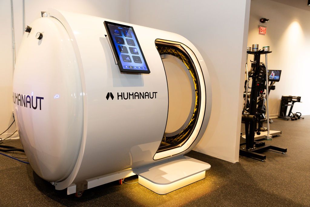 HBOT session — clinic photography