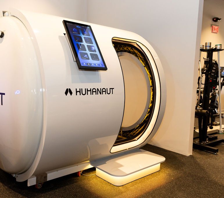HBOT session — clinic photography