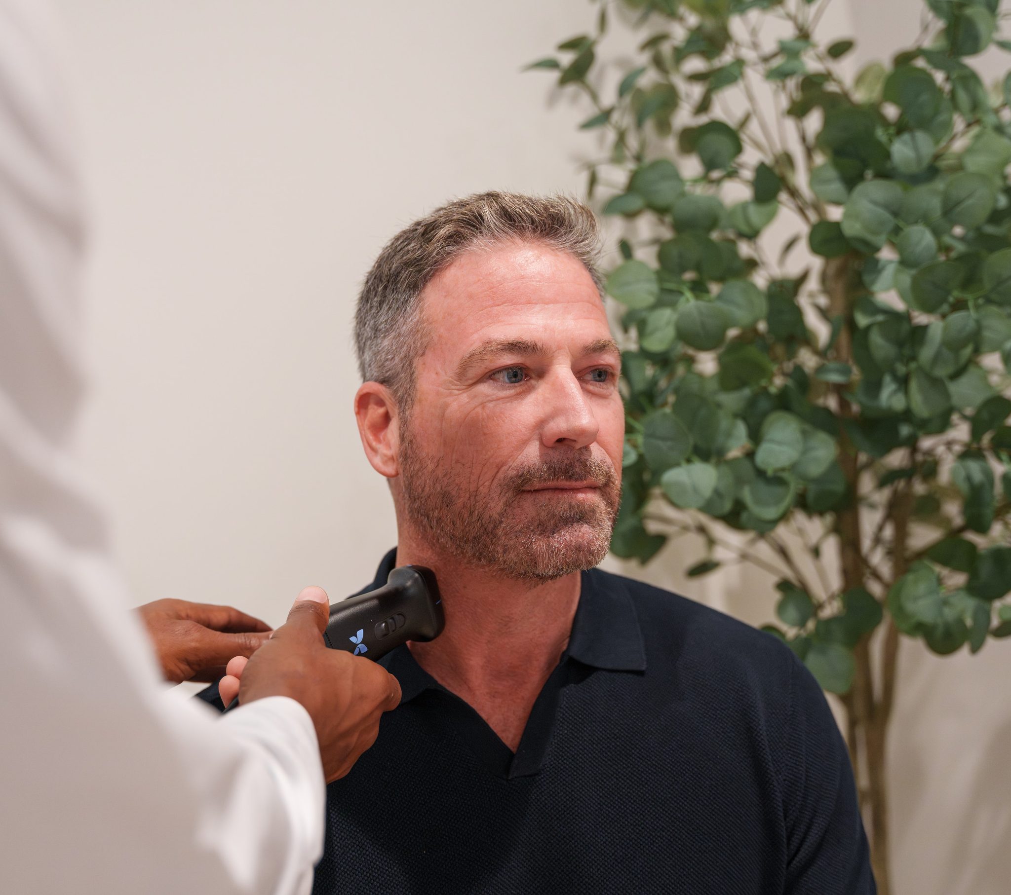 CIMT assessment session — clinic photography