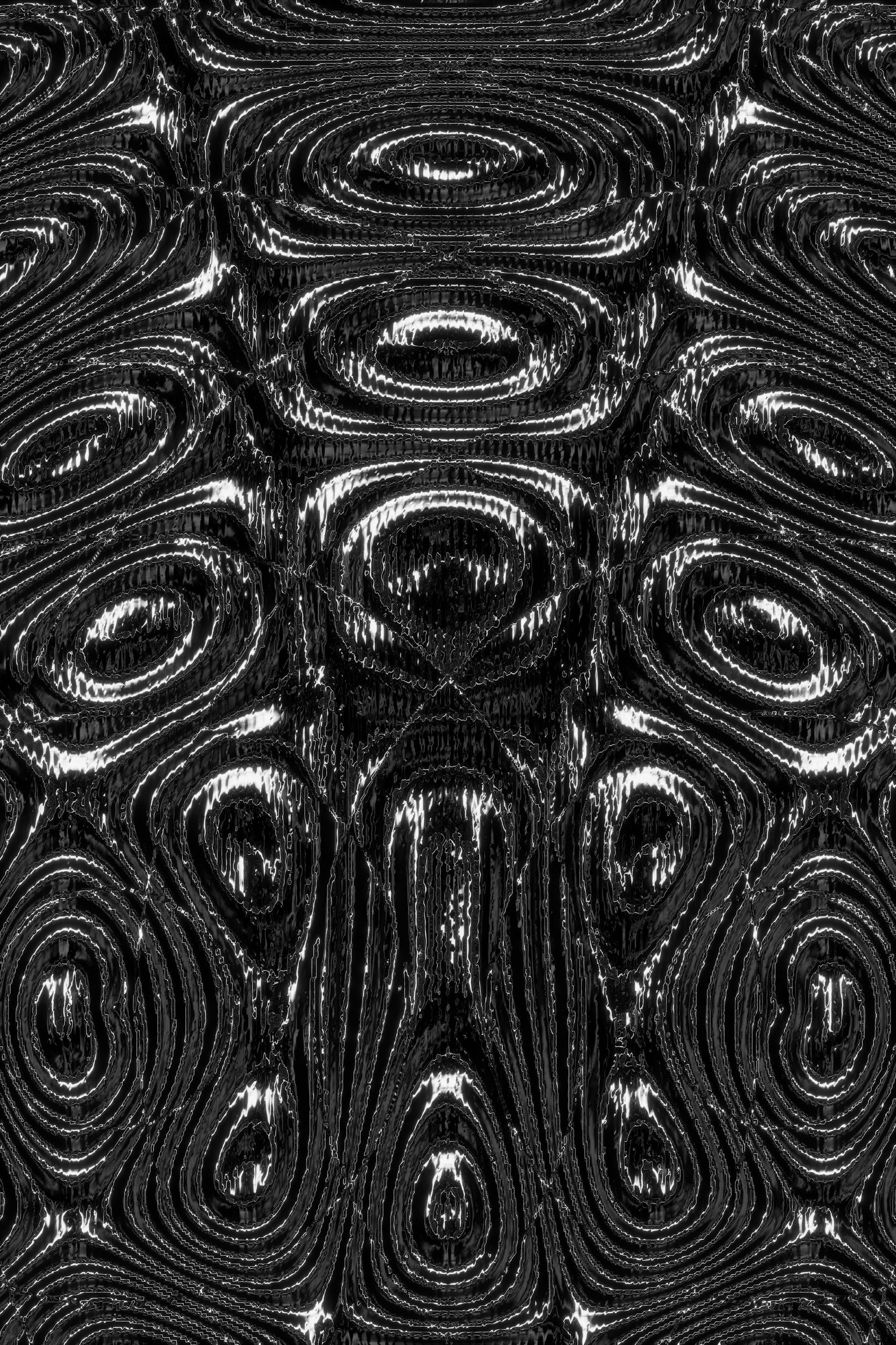 Electromagnetic field swirl texture