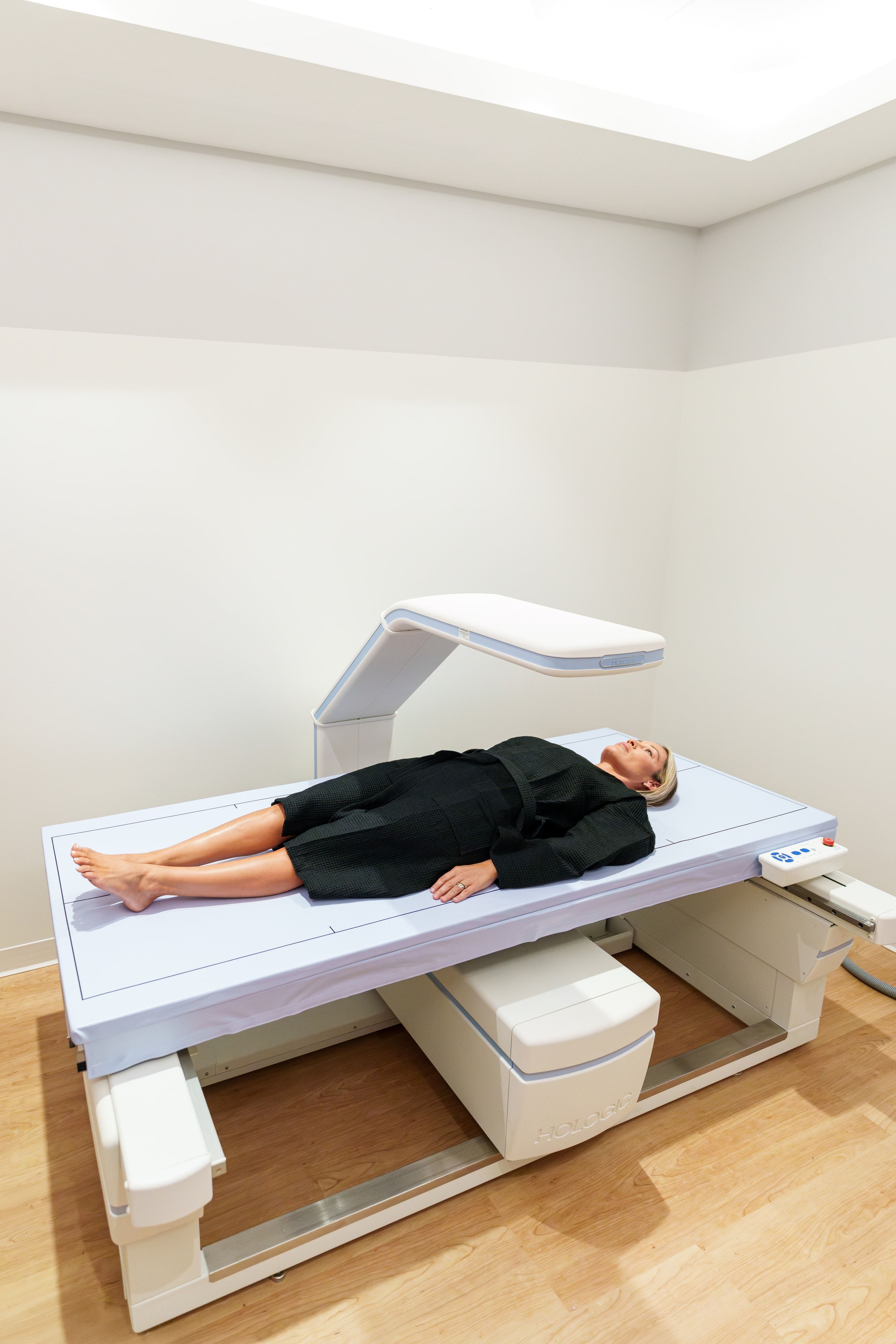 DEXA Scan session — clinic photography