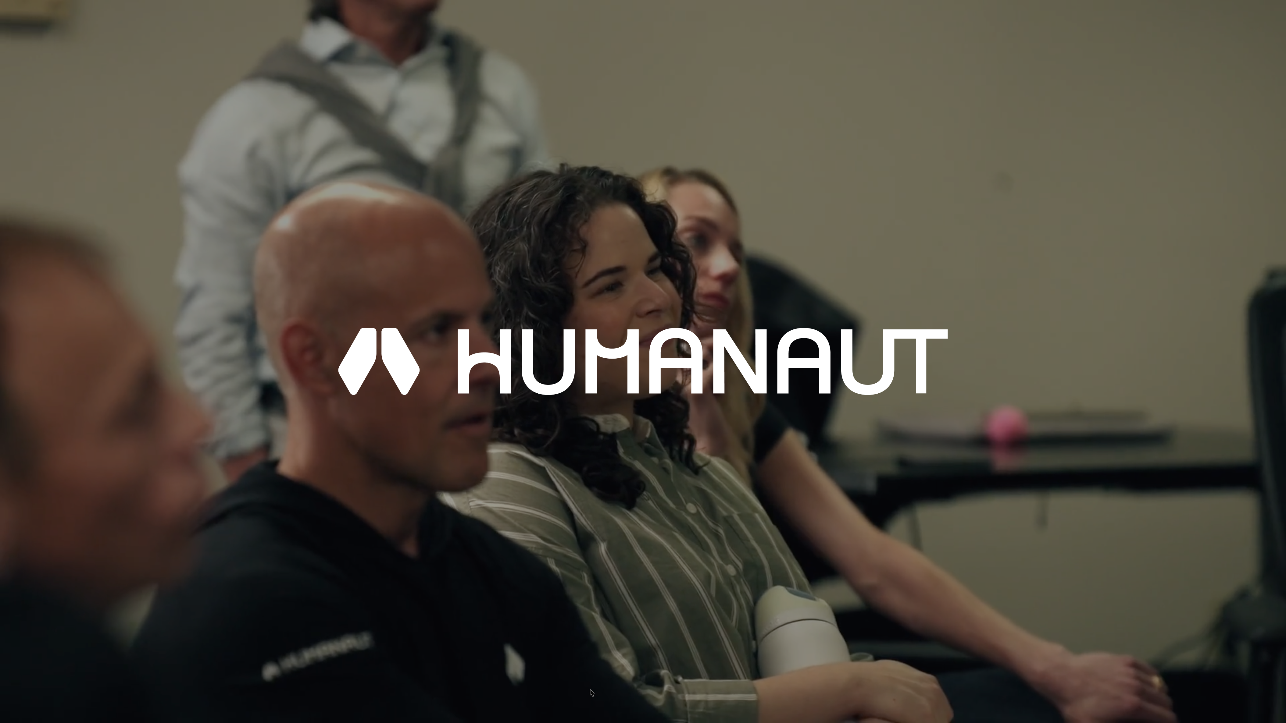 Stills of the Humanaut team speaking on camera