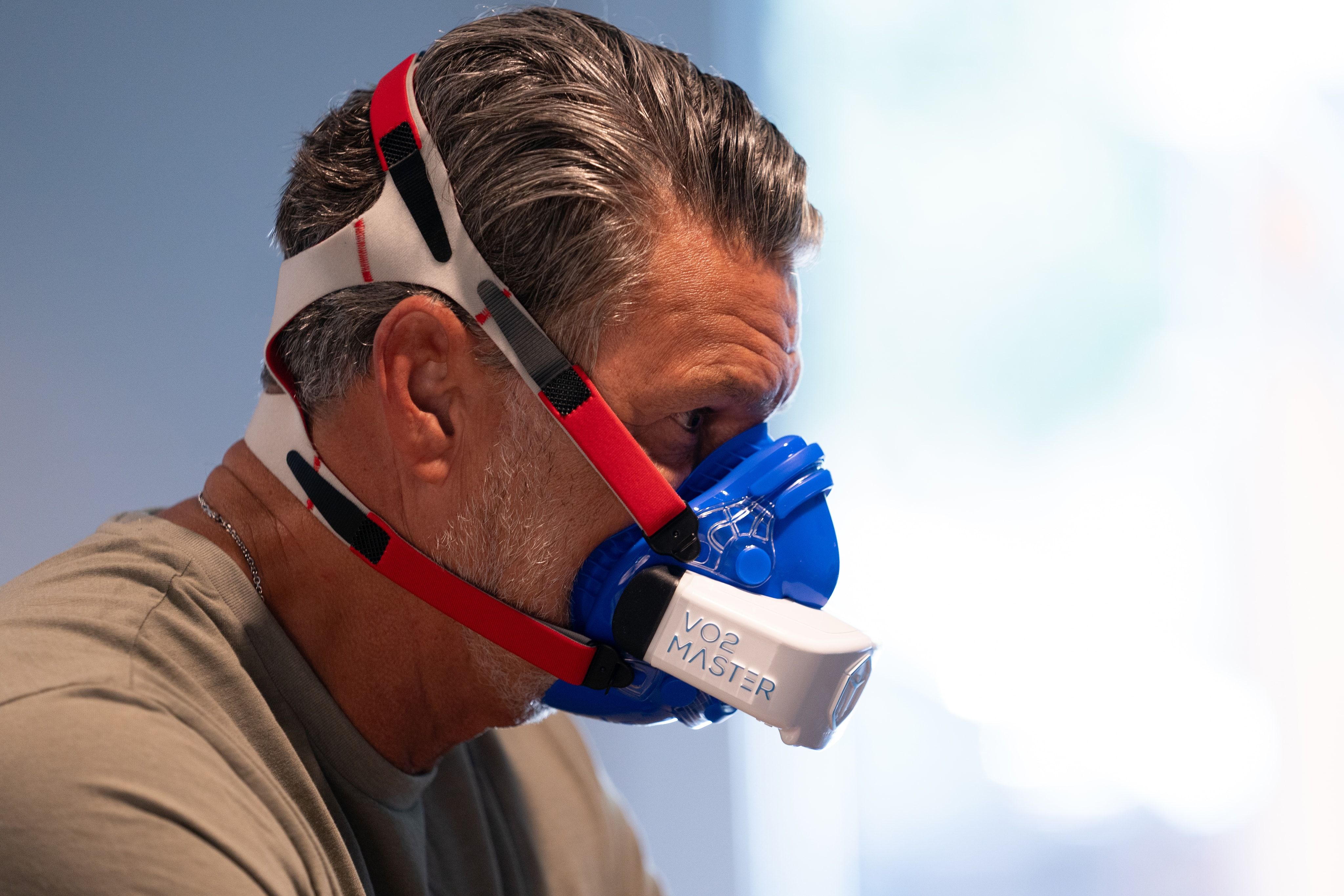 VO2 Max assessment session — clinic photography