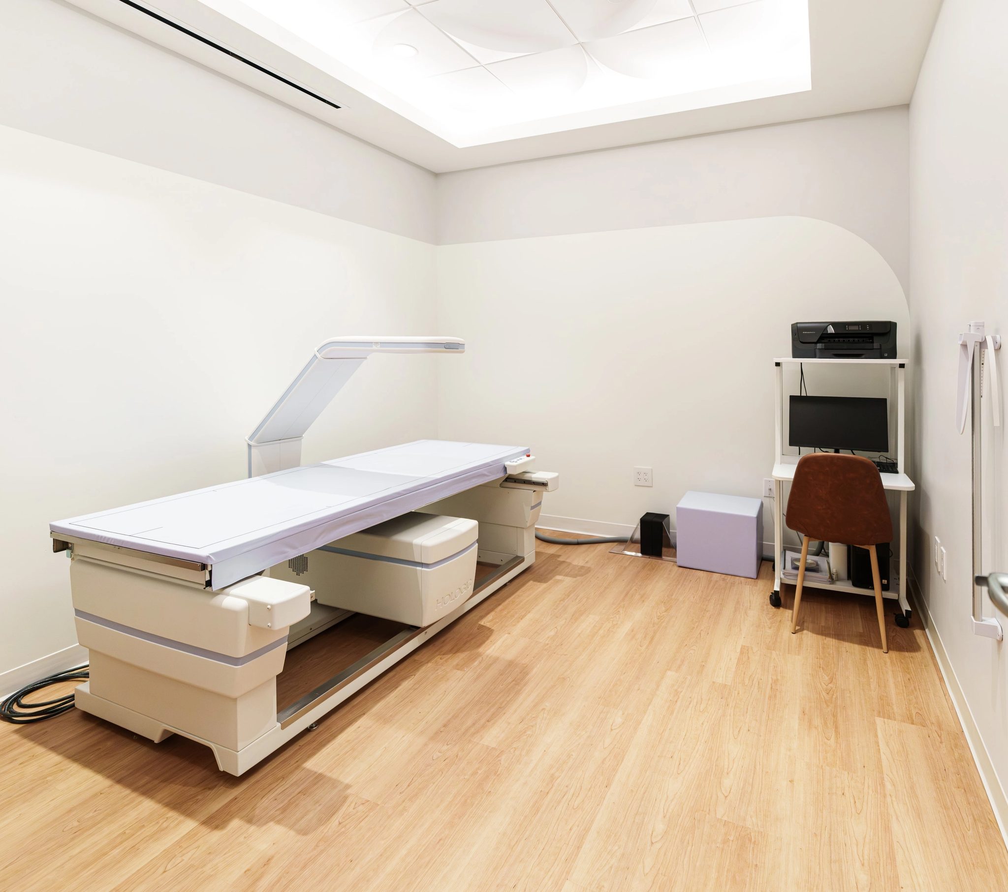 DEXA Scan session — clinic photography